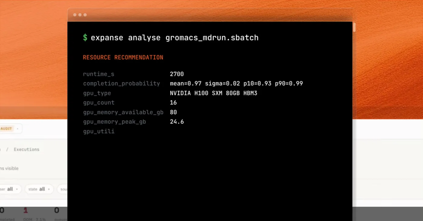 expanse analyse product interface